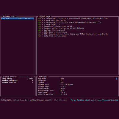 IOT Vega Notifier (архив)