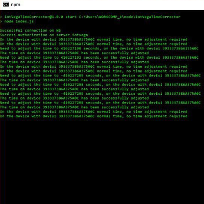 IOT Vega TimeCorrector